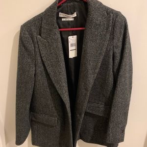 Mango Casual Twill Pattern Blazer